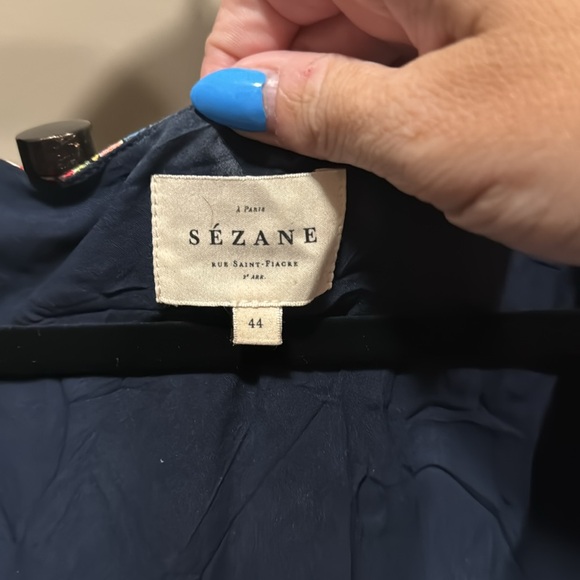 Sezane Victoria Dress in Sunflowers size 44 NWT - Picture 3 of 4